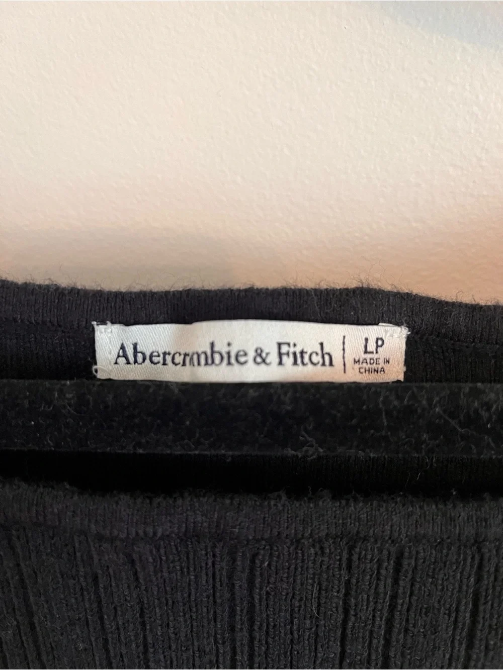 Abercrombie & Fitch Black and White Ribbed Stripe Maxi Dress